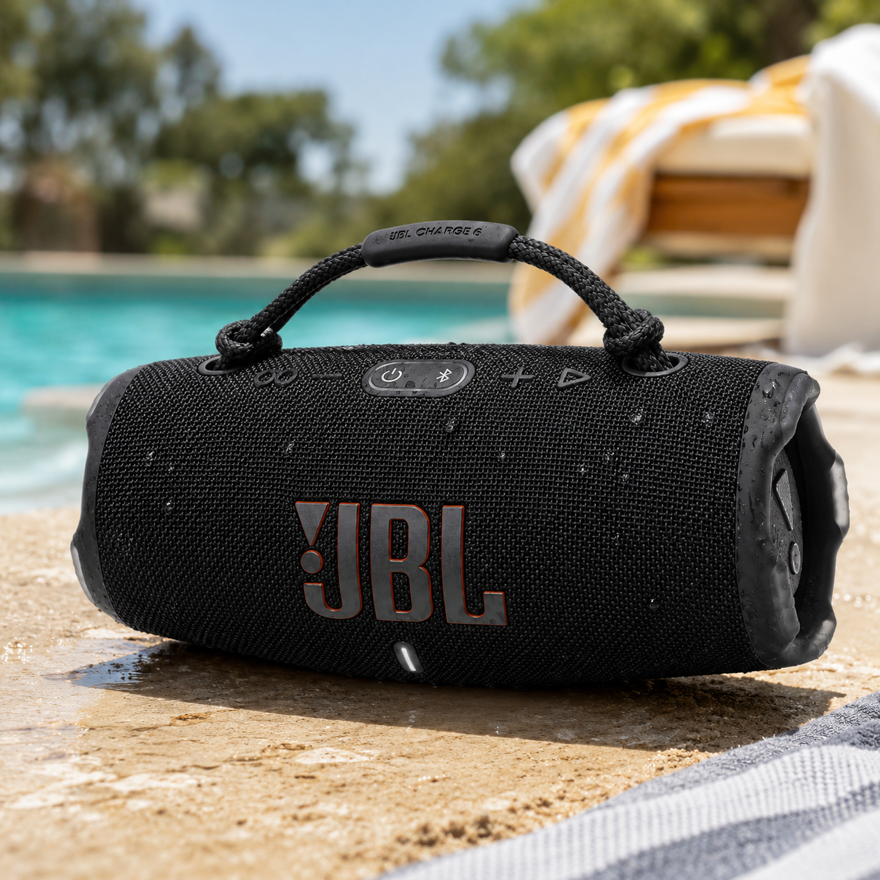 רמקול JBL Charge 6 עמיד במים ובאבק בתקן IP68