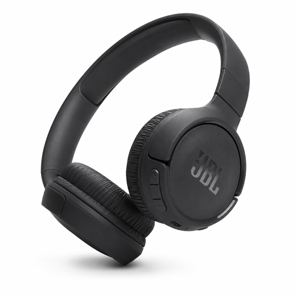 אוזניות אלחוטיות JBL Tune 520BT בעיצוב מתקפל ומודרני