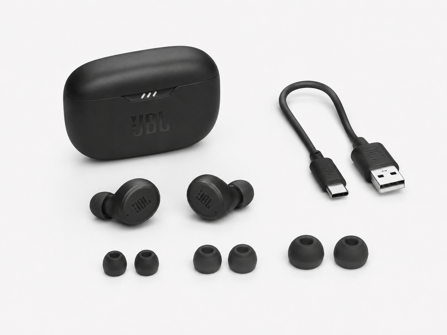אוזניות JBL Wave 200TWS לשימוש יומיומי עם מארז טעינה