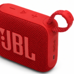 כפתורי השליטה וחיבור USB-C ברמקול JBL Go 4 אדום