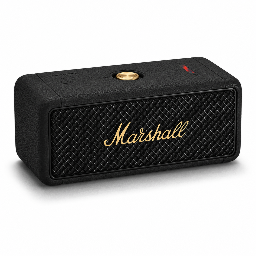 רמקול Marshall Emberton II נייד על רקע לבן