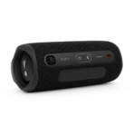 רמקול נייד JBL Flip 6 בעיצוב גלילי קומפקטי מזווית צד