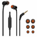 ⁦אוזניות JBL Tune 110 חוטיות In-Ear עם JBL Pure Bass- שחור⁩ – תמונה ⁦4⁩