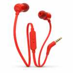 אוזניות JBL Tune 110 חוטיות In-Ear עם JBL Pure Bass- אדום