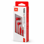 ⁦אוזניות JBL Tune 110 חוטיות In-Ear עם JBL Pure Bass- אדום⁩ – תמונה ⁦2⁩