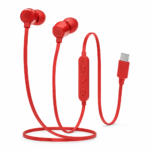 אוזניות JBL Tune 310C USB-C חוטיות עם סאונד Hi-Res -אדום
