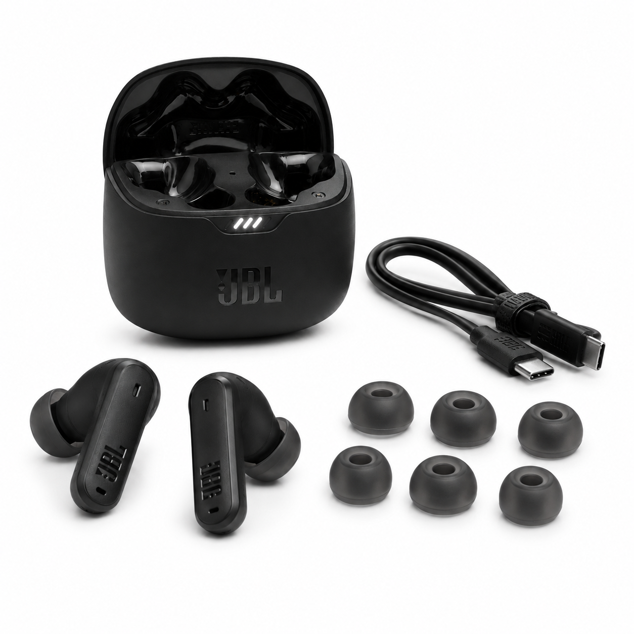 JBL Tune Flex 2 עם ביטול רעשים אדפטיבי ושישה מיקרופונים