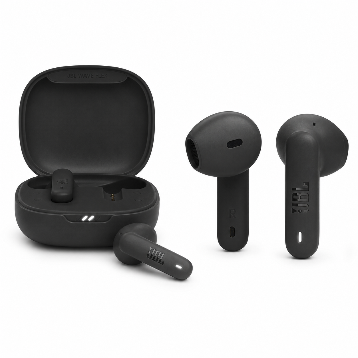 אוזניות JBL Wave Flex בעיצוב פתוח ונוח לשימוש יומיומי