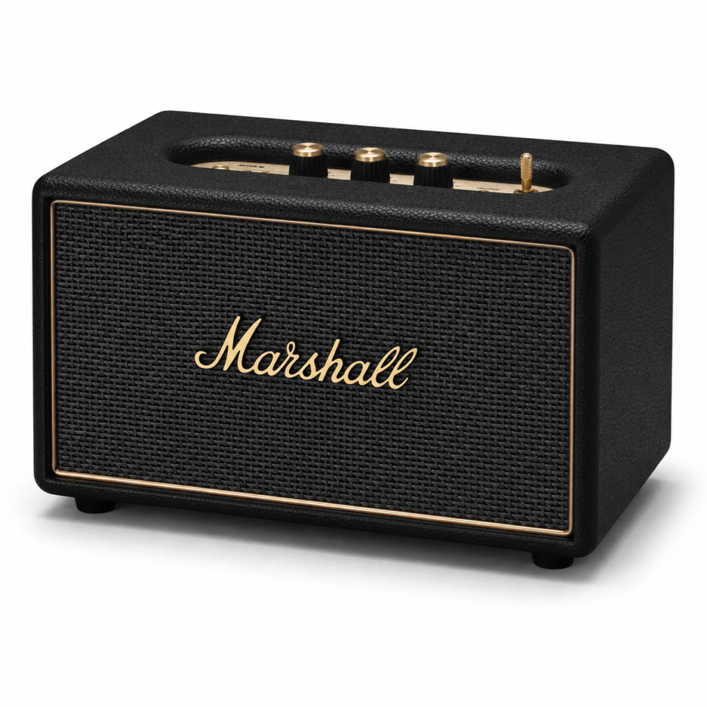 רמקול אלחוטי Marshall Acton III Bluetooth על רקע לבן