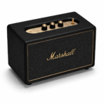 Marshall Acton III Bluetooth מזווית צד המדגישה את העיצוב והגימור