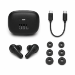 ⁦אוזניות אלחוטיות JBL Tune Buds 2 שחורות עם ANC אדפטיבי⁩ – תמונה ⁦4⁩