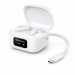 ⁦אוזניות אלחוטיות Anker Soundcore P41i עם ANC ומטען נייד-לבן⁩ – תמונה ⁦2⁩