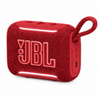 רמקול נייד JBL Go 5 עם Bluetooth, תאורה ועמידות - אדום