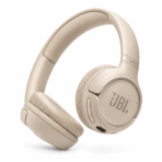 אוזניות JBL Tune 530BT אלחוטיות עם Pure Bass ו-76 שעות - בז'